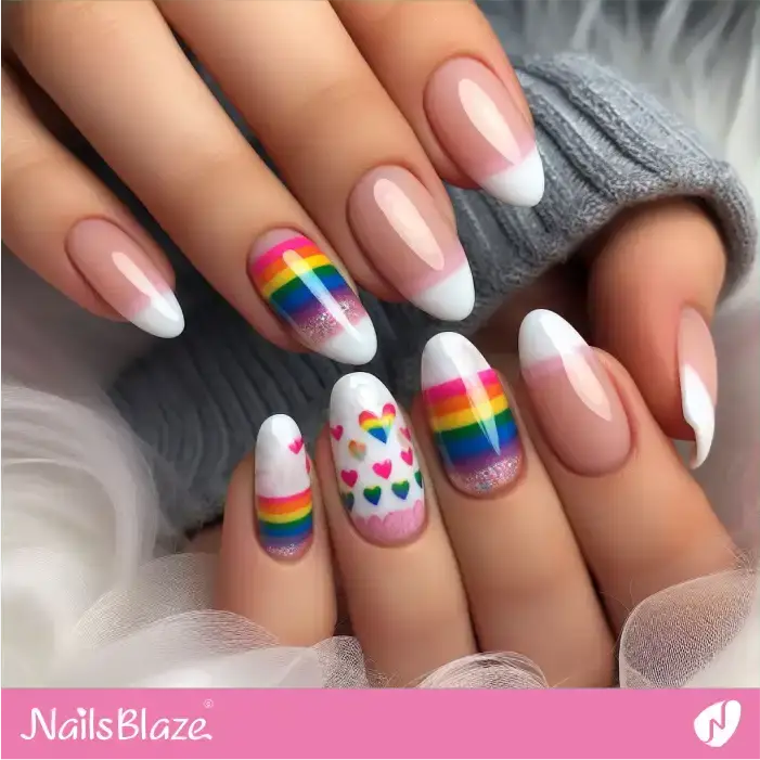 LGBT Love-theme Nail Art | Pride | LGBTQIA2S+ Nails - NB2054